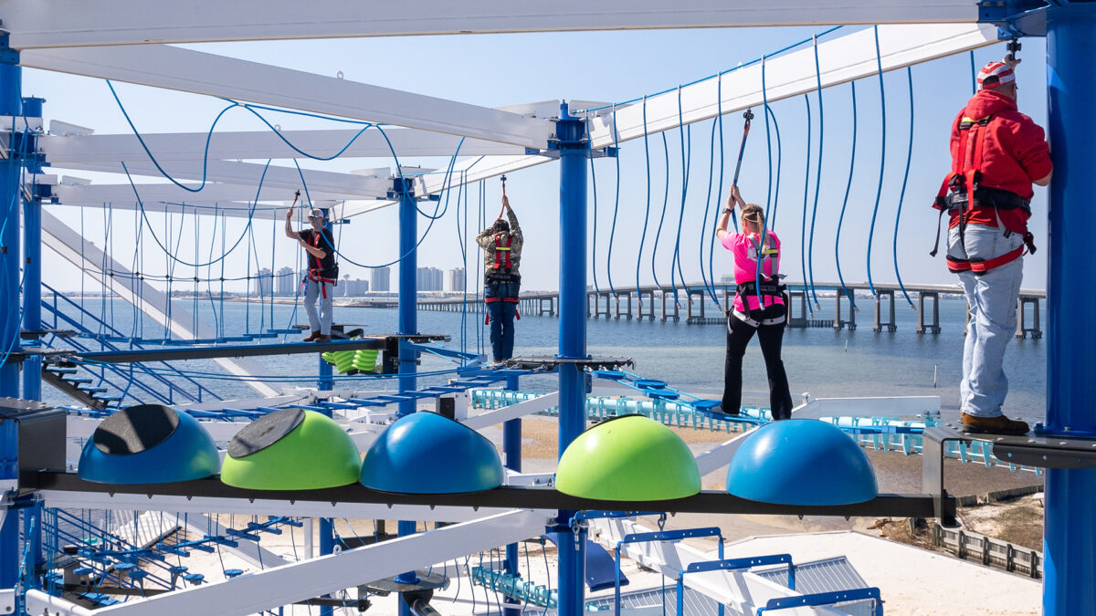 Ropes Course & Zip Line » Navarre Family Watersports