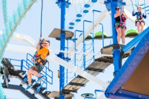Sky Rail ziplines overlooking Santa Rosa Sound