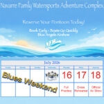 Blue Angels calendar, sunset, water, beautiful blue sky.